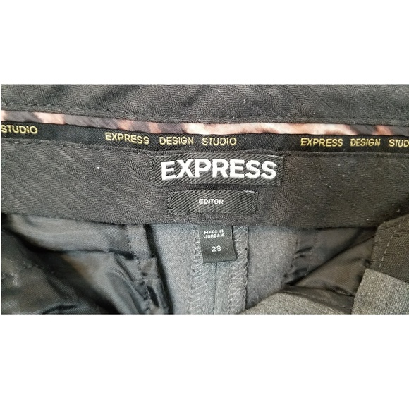 Express 'Editor' Dress Pant - Charcoal - Picture 8 of 8